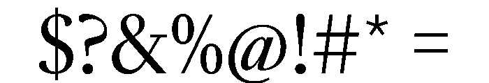 SunlightVAR Condensed Instance Font OTHER CHARS