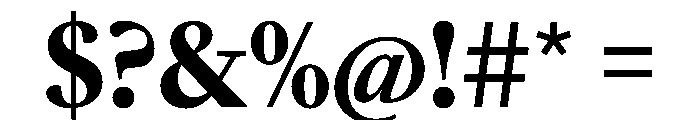 SunlightVAR CondensedBlack Instance Font OTHER CHARS