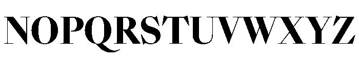 SunlightVAR CondensedBlackContrast Instance Font UPPERCASE