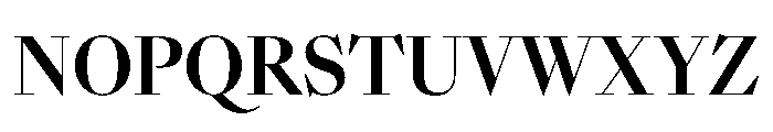 SunlightVAR CondensedBoldContrast Instance Font UPPERCASE
