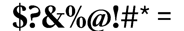 SunlightVAR CondensedExtraBold Instance Font OTHER CHARS