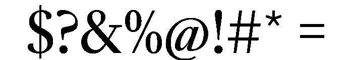 SunlightVAR CondensedMedium Instance Font OTHER CHARS