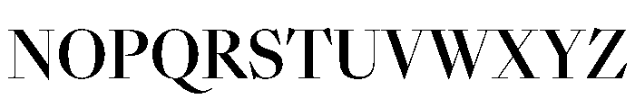 SunlightVAR CondensedSemiBoldContrast Instance Font UPPERCASE