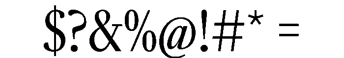 SunlightVAR ExtraCondensed Instance Font OTHER CHARS