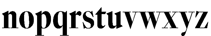 SunlightVAR ExtraCondensedBoldContrast Instance Font LOWERCASE