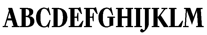 SunlightVAR ExtraCondensedExtraBold Instance Font UPPERCASE