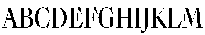 SunlightVAR ExtraCondensedMediumContrast Instance Font UPPERCASE