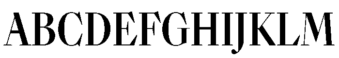 SunlightVAR ExtraCondensedSemiBoldContrast Instance Font UPPERCASE