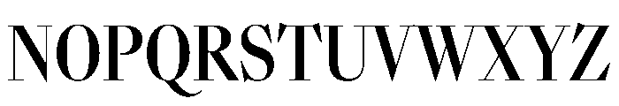 SunlightVAR ExtraCondensedSemiBoldContrast Instance Font UPPERCASE