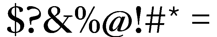 SunlightVAR Medium Instance Font OTHER CHARS