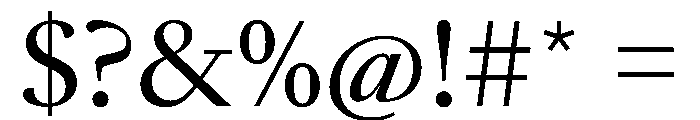 SunlightVAR Regular Instance Font OTHER CHARS