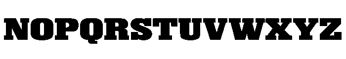 Superba ExtraExpandedBold Font UPPERCASE