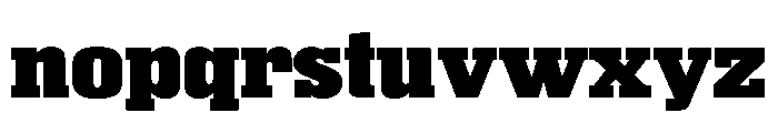 Superba WideBold Font LOWERCASE