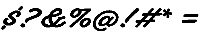 Superette Bold Font OTHER CHARS