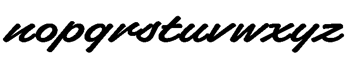 Superette Bold Font LOWERCASE