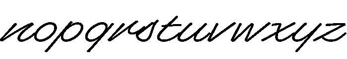 Superette Light Font LOWERCASE