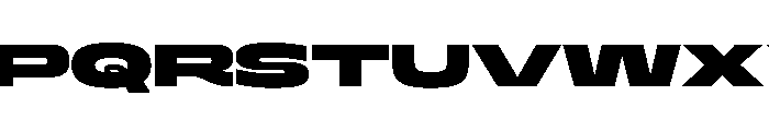 Superheat Black Instance Font UPPERCASE