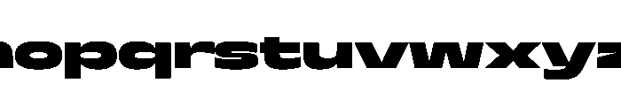 Superheat Black Instance Font LOWERCASE