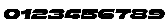 Superheat BlackItalic Instance Font OTHER CHARS