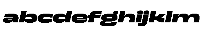 Superheat BlackItalic Instance FONT
