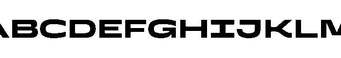 Superheat Bold Instance Font UPPERCASE