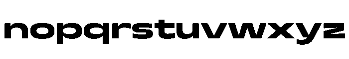 Superheat Bold Instance Font LOWERCASE