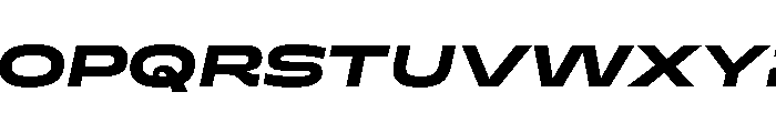 Superheat BoldItalic Instance Font UPPERCASE