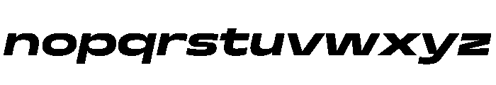Superheat BoldItalic Instance Font LOWERCASE