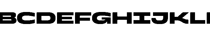 Superheat ExtraBold Instance Font UPPERCASE