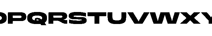 Superheat ExtraBold Instance Font UPPERCASE