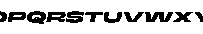 Superheat ExtraBoldItalic Instance Font UPPERCASE