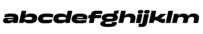 Superheat ExtraBoldItalic Instance FONT