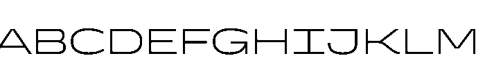 Superheat ExtraLight Instance Font UPPERCASE