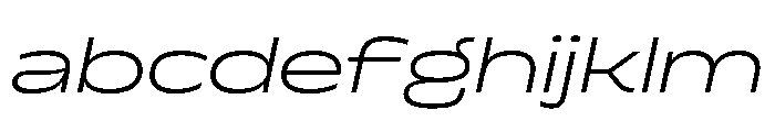 Superheat ExtraLightItalic Instance FONT