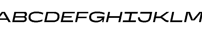 Superheat Italic Instance Font UPPERCASE