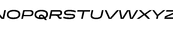 Superheat Italic Instance Font UPPERCASE