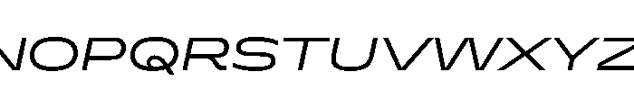 Superheat LightItalic Instance Font UPPERCASE