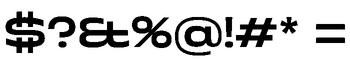 Superheat Medium Instance Font OTHER CHARS