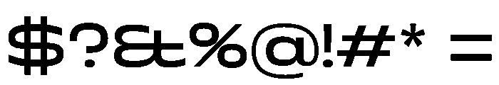 Superheat Regular Instance Font OTHER CHARS
