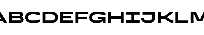 Superheat SemiBold Instance Font UPPERCASE