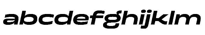 Superheat SemiBoldItalic Instance FONT