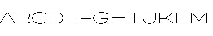 Superheat Thin Instance Font UPPERCASE