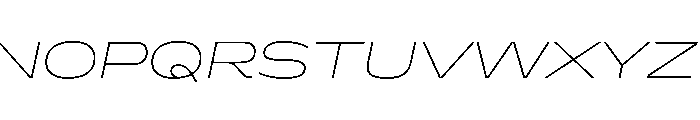 Superheat ThinItalic Instance Font UPPERCASE