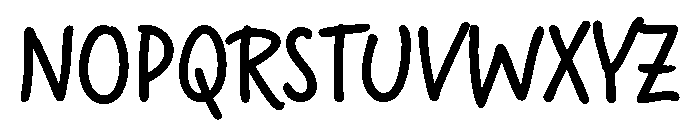Supermarker Regular Web Font UPPERCASE