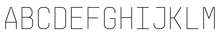 Supply Mono Thin Font UPPERCASE