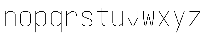 Supply Mono Thin Font LOWERCASE