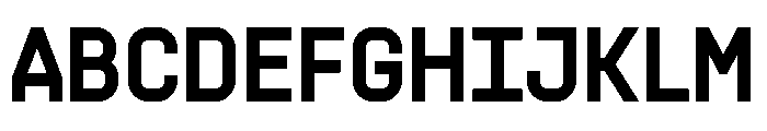 Supply Sans Semibold Font UPPERCASE