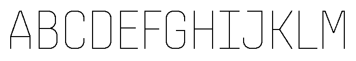 Supply Sans Thin Font UPPERCASE