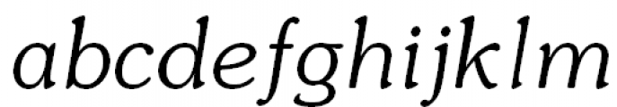 Surpriz Italic Font LOWERCASE
