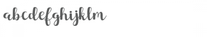 Sunset Script Font LOWERCASE